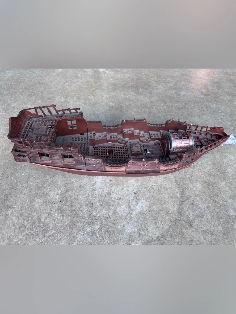 Vintage Mega Bloks Pyrates 3620 Stormstalker Pirate Ship Hull Part Only Building